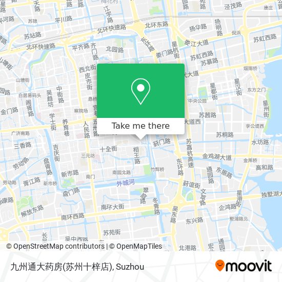九州通大药房(苏州十梓店) map