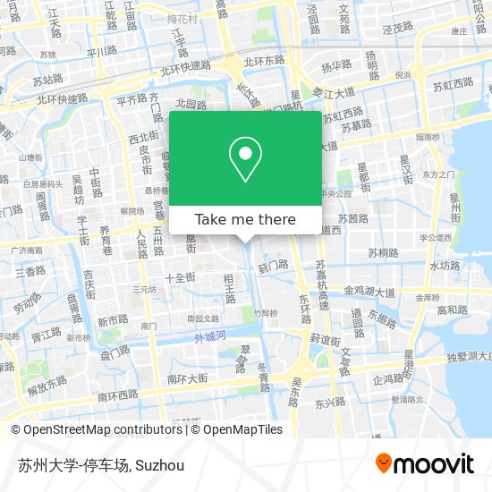 苏州大学-停车场 map