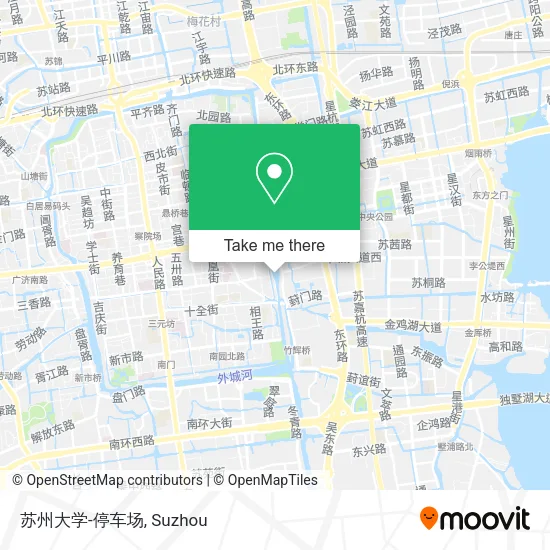 苏州大学-停车场 map