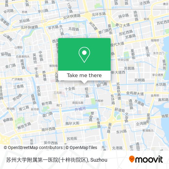 苏州大学附属第一医院(十梓街院区) map