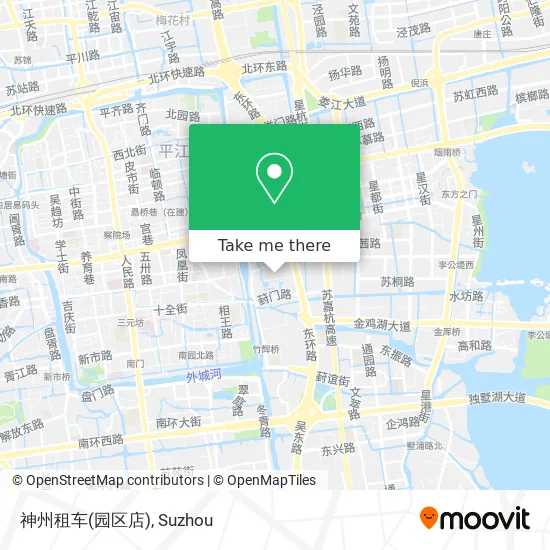 神州租车(园区店) map