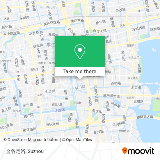 金谷足浴 map