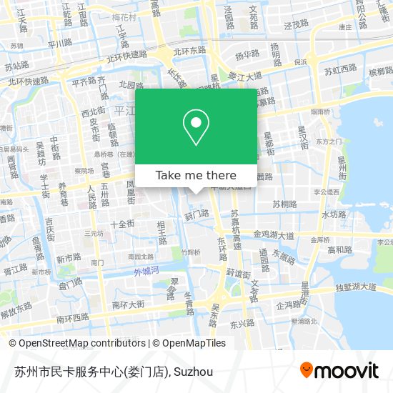 苏州市民卡服务中心(娄门店) map