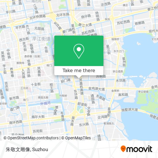 朱敬文雕像 map