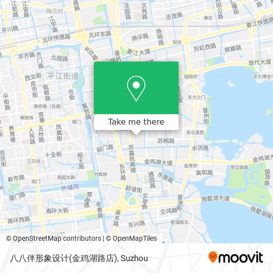 八八伴形象设计(金鸡湖路店) map