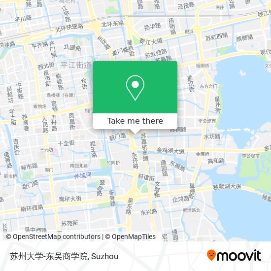苏州大学-东吴商学院 map
