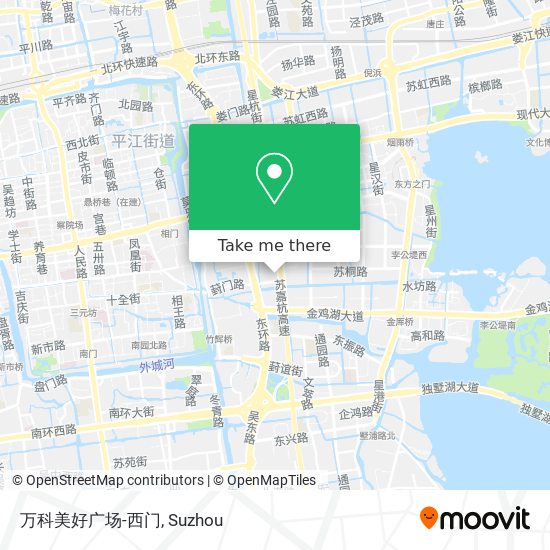 万科美好广场-西门 map