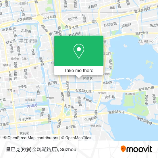 星巴克(欧尚金鸡湖路店) map