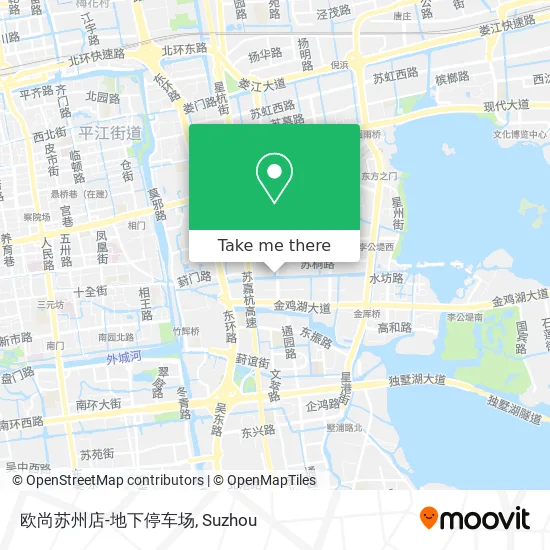 欧尚苏州店-地下停车场 map
