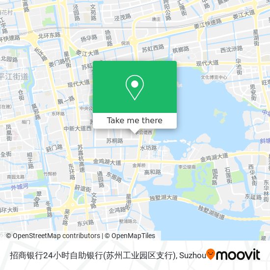 招商银行24小时自助银行(苏州工业园区支行) map