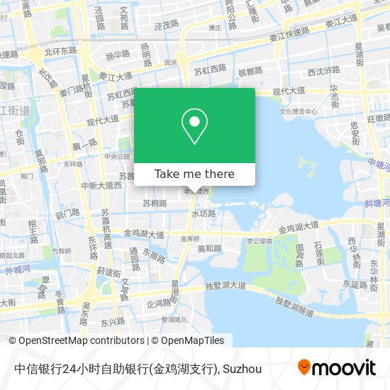 中信银行24小时自助银行(金鸡湖支行) map