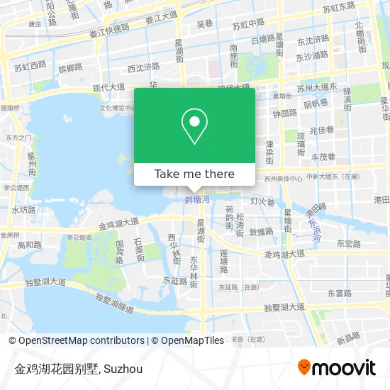 金鸡湖花园别墅 map