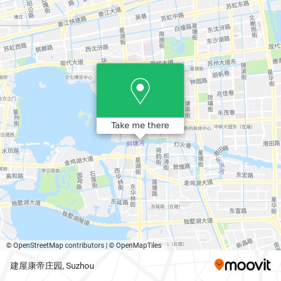 建屋康帝庄园 map