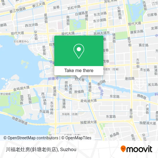 川福老灶房(斜塘老街店) map