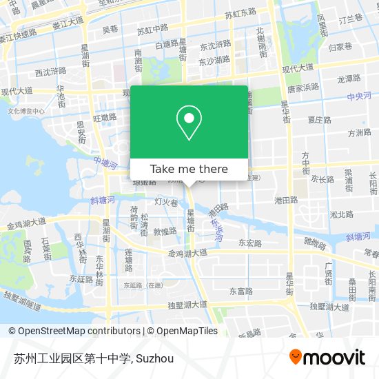 苏州工业园区第十中学 map