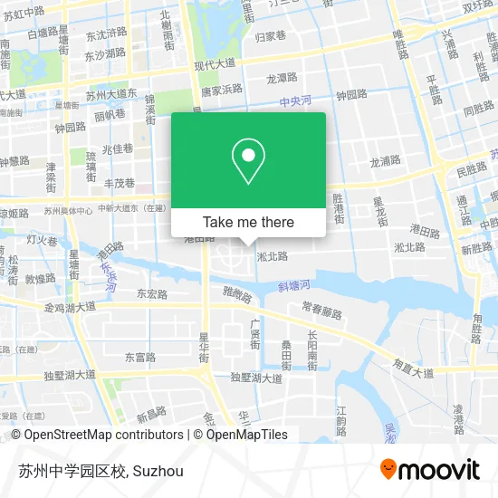 苏州中学园区校 map