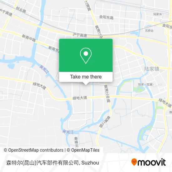 森特尔(昆山)汽车部件有限公司 map