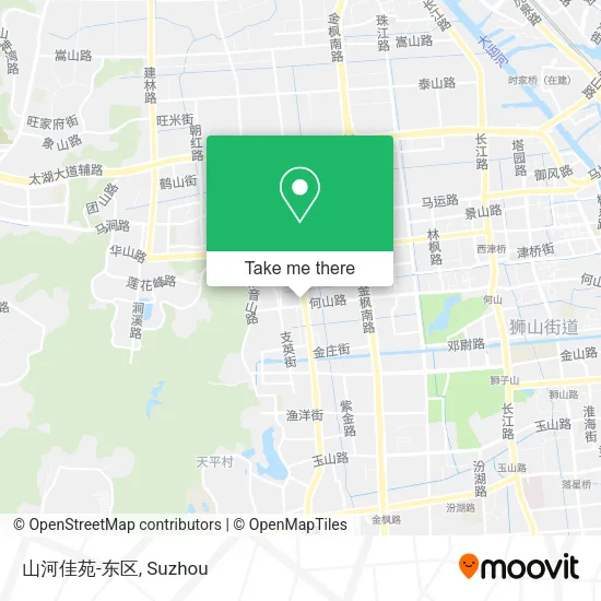 山河佳苑-东区 map