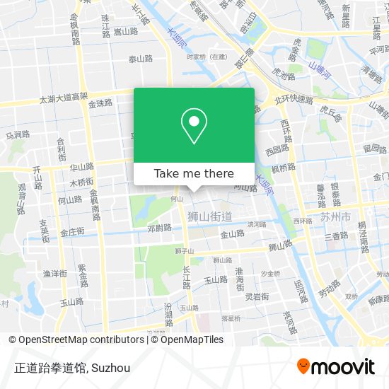 正道跆拳道馆 map