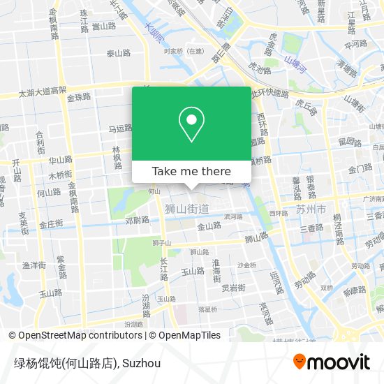 绿杨馄饨(何山路店) map