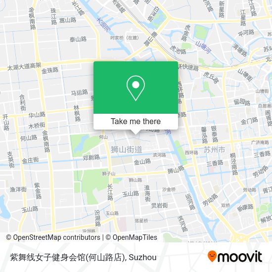 紫舞线女子健身会馆(何山路店) map