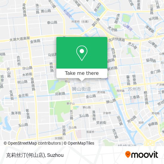 克莉丝汀(何山店) map