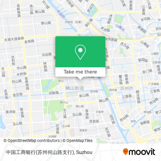 中国工商银行(苏州何山路支行) map