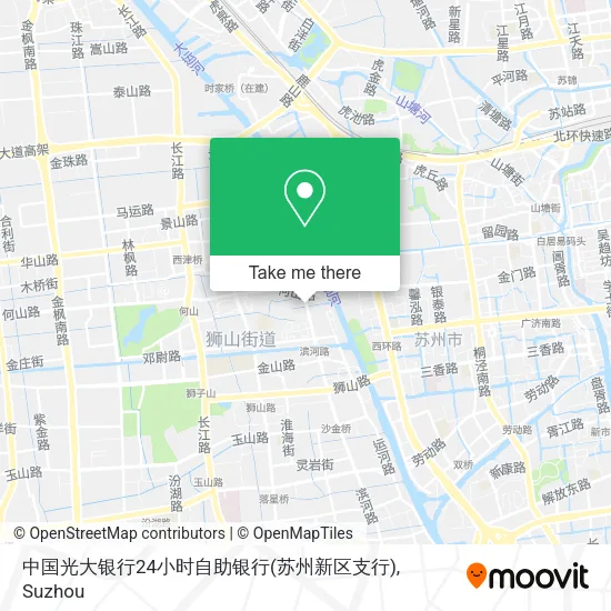中国光大银行24小时自助银行(苏州新区支行) map