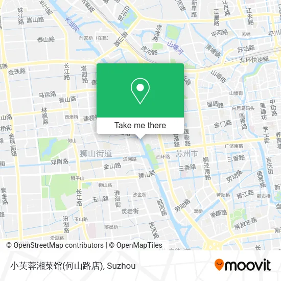 小芙蓉湘菜馆(何山路店) map