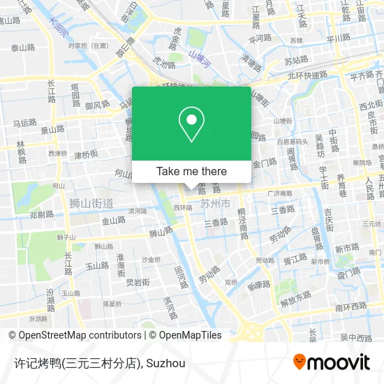 许记烤鸭(三元三村分店) map