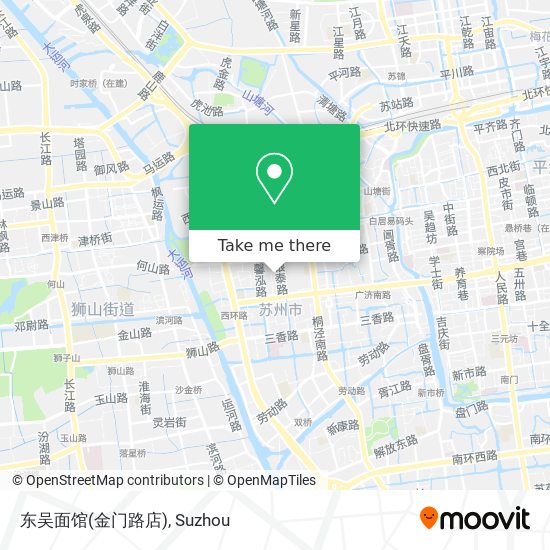 东吴面馆(金门路店) map