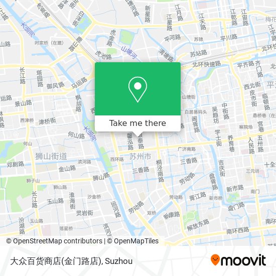 大众百货商店(金门路店) map
