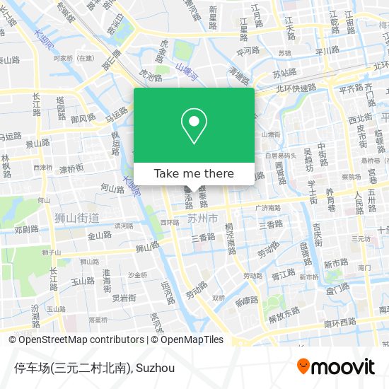 停车场(三元二村北南) map