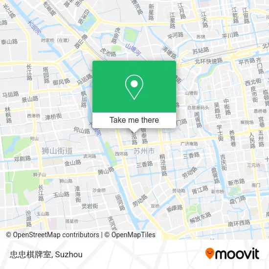 忠忠棋牌室 map