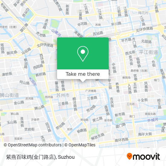 紫燕百味鸡(金门路店) map
