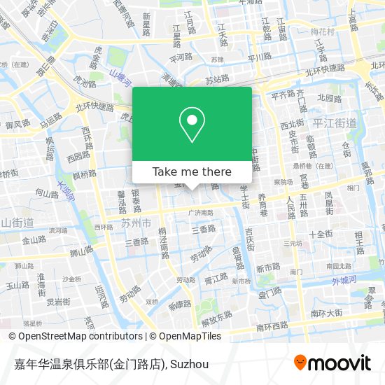 嘉年华温泉俱乐部(金门路店) map