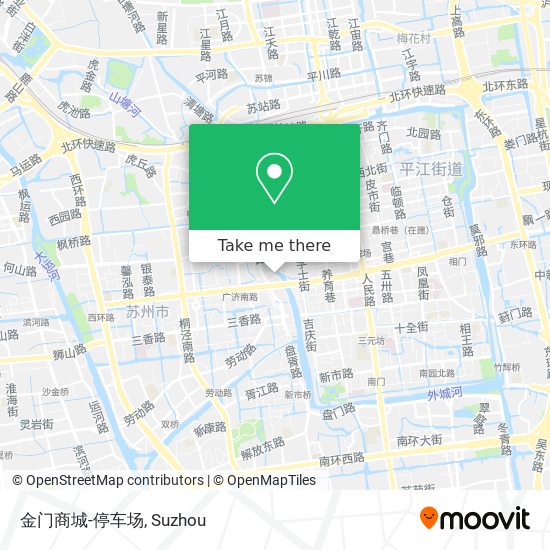 金门商城-停车场 map