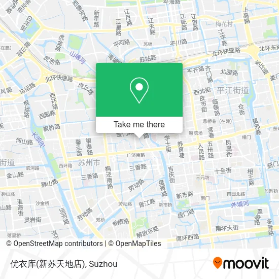 优衣库(新苏天地店) map