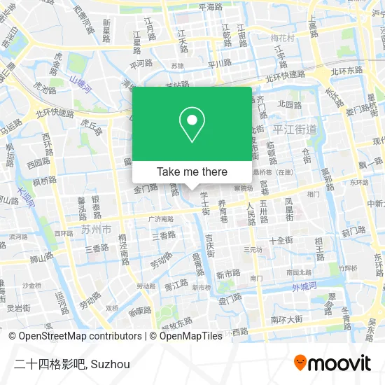 二十四格影吧 map