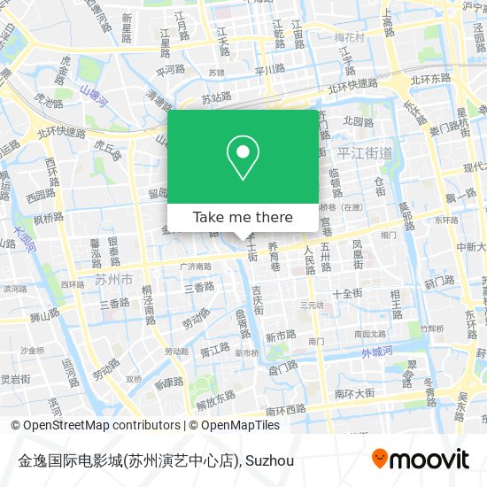 金逸国际电影城(苏州演艺中心店) map