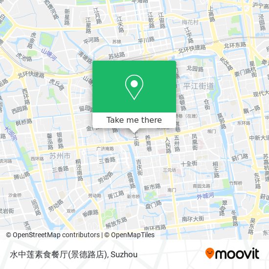 水中莲素食餐厅(景德路店) map