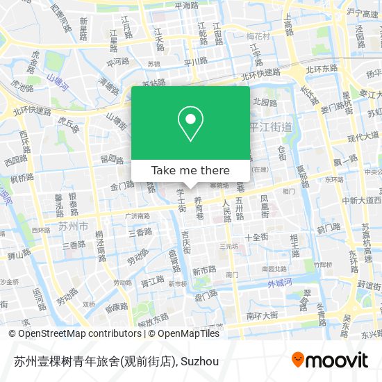苏州壹棵树青年旅舍(观前街店) map