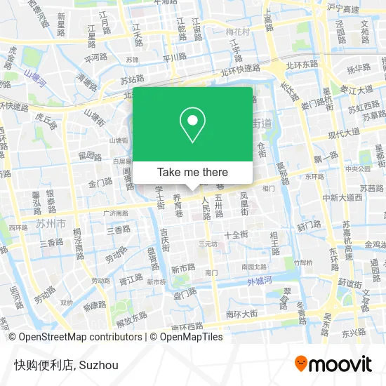 快购便利店 map