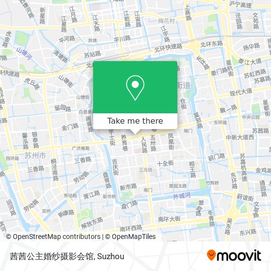 茜茜公主婚纱摄影会馆 map