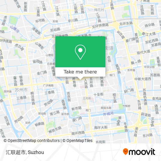 汇联超市 map