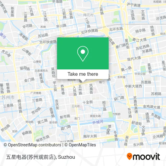 五星电器(苏州观前店) map