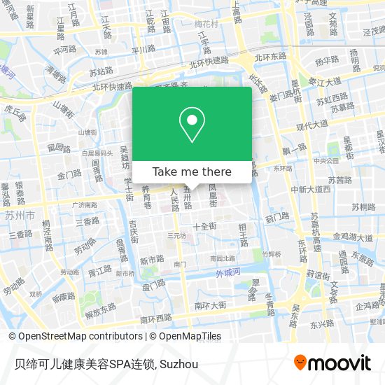 贝缔可儿健康美容SPA连锁 map