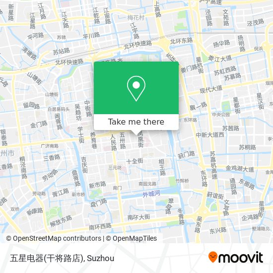 五星电器(干将路店) map