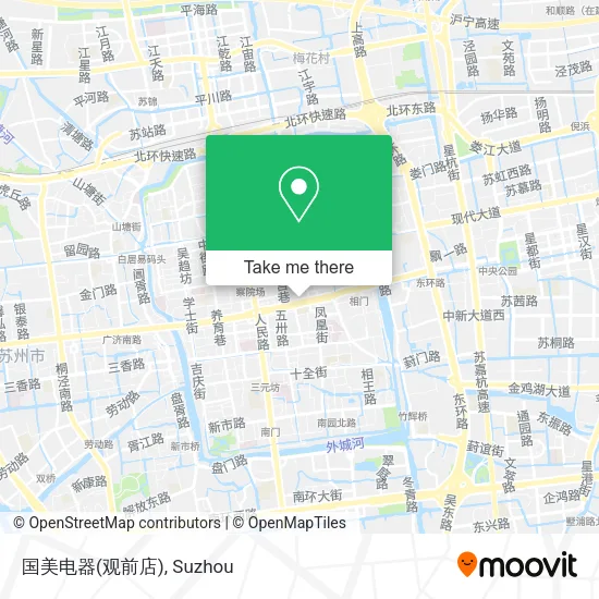 国美电器(观前店) map