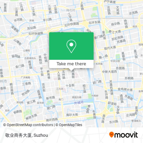 敬业商务大厦 map